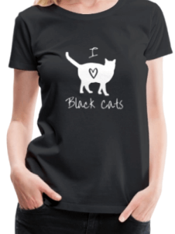 I heart black cats